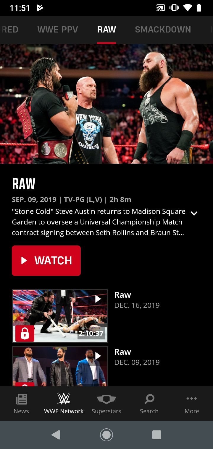 wwe for android download