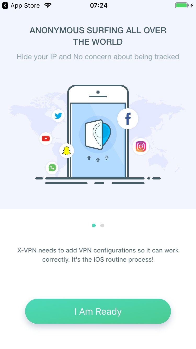 X-VPN Unlimited VPN Proxy - Скачать для iPhone бесплатно