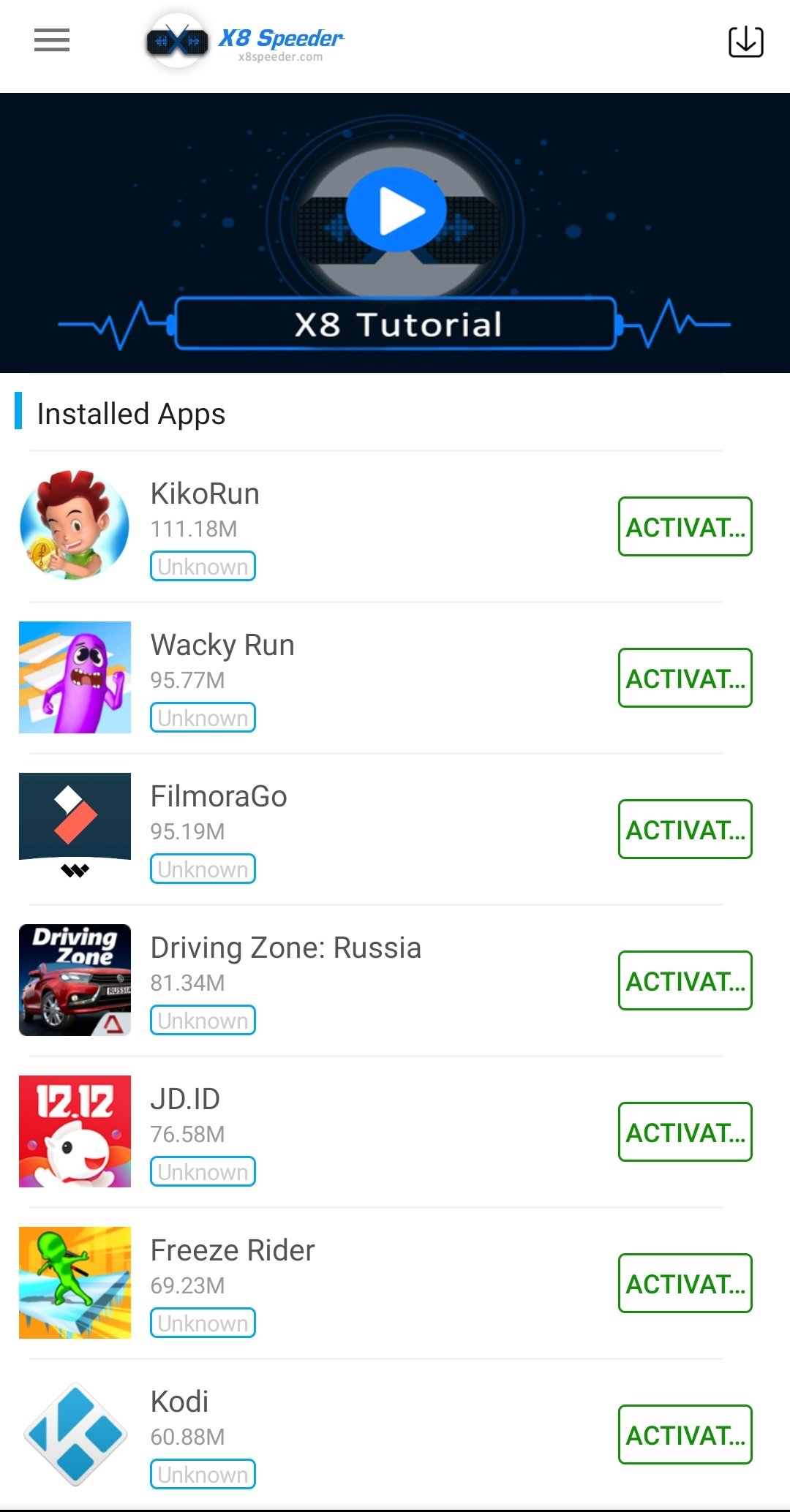 X8 Speeder 3.3.6.8 - Download for Android APK Free