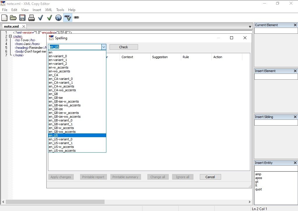 microsoft xml editor windows 10