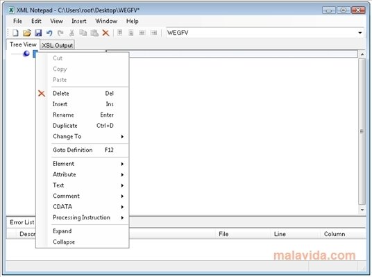 microsoft xml notepad 1.5