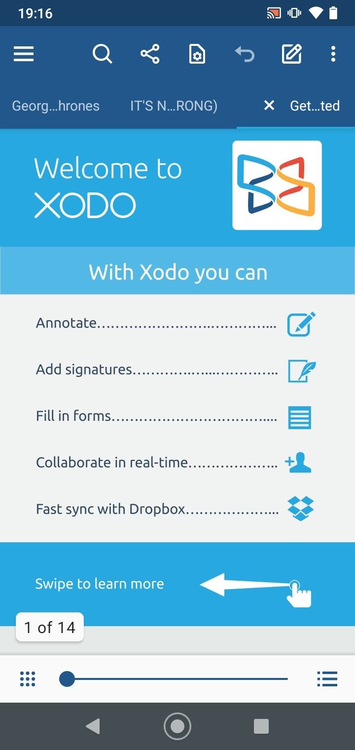 xodo pdf reader for windows 7