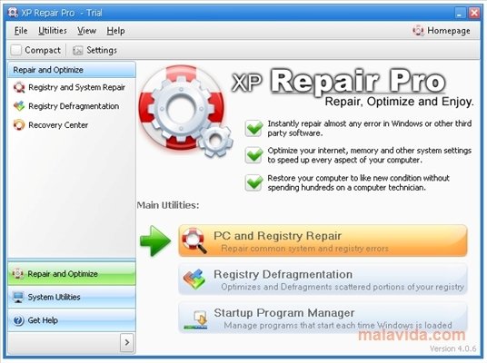 descarga de herramientas de reparación de puntos de experiencia de Windows