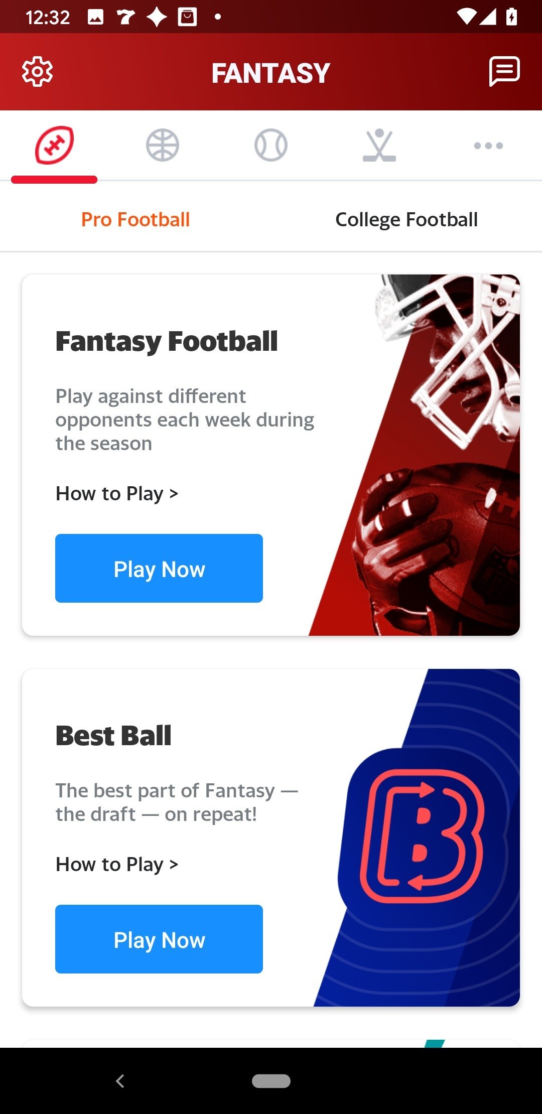 Yahoo Fantasy Sports Android