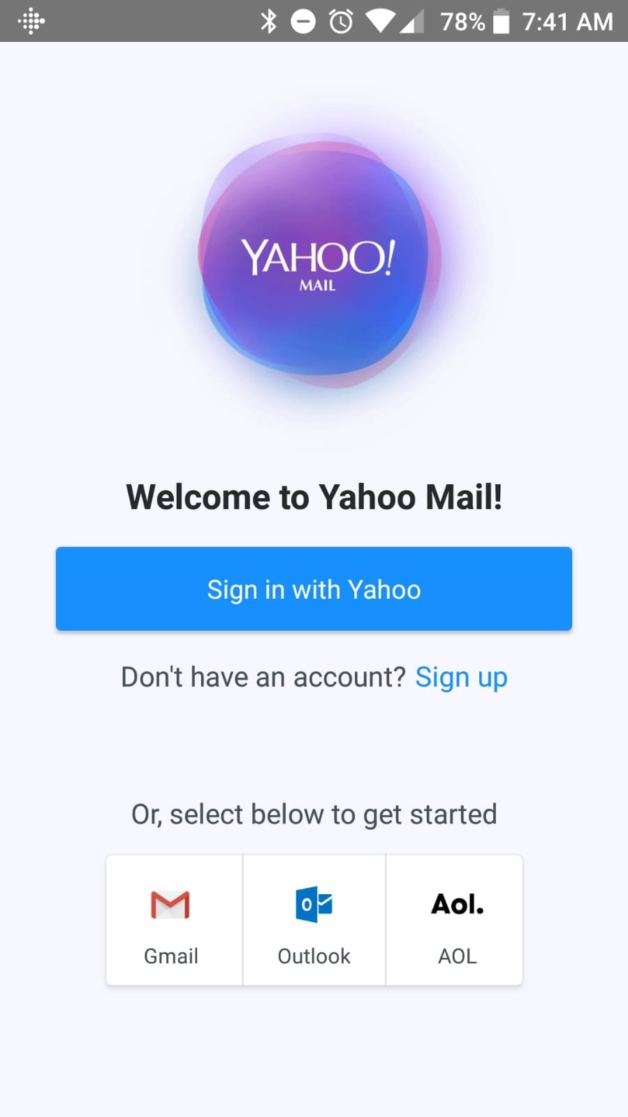 yahoo mail apk