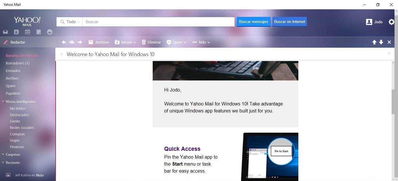 Yahoo Mail, Software