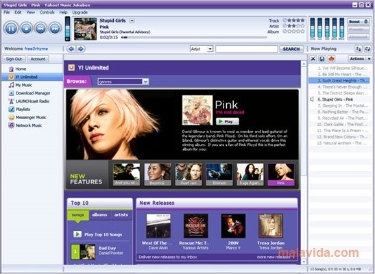 Yahoo! Music Jukebox 2.0.2.049 Télécharger pour PC