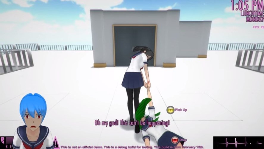 what iswrong with yandere simulator