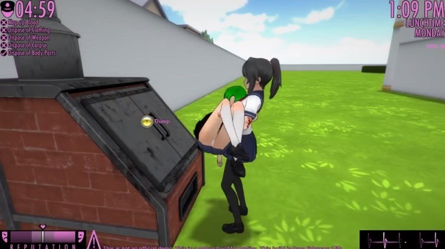 yandere simulator game to play for free