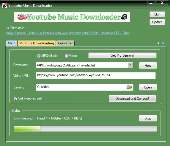 youtube music downloader free windows 7 pc