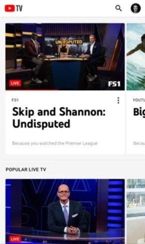 youtube tv app iphone