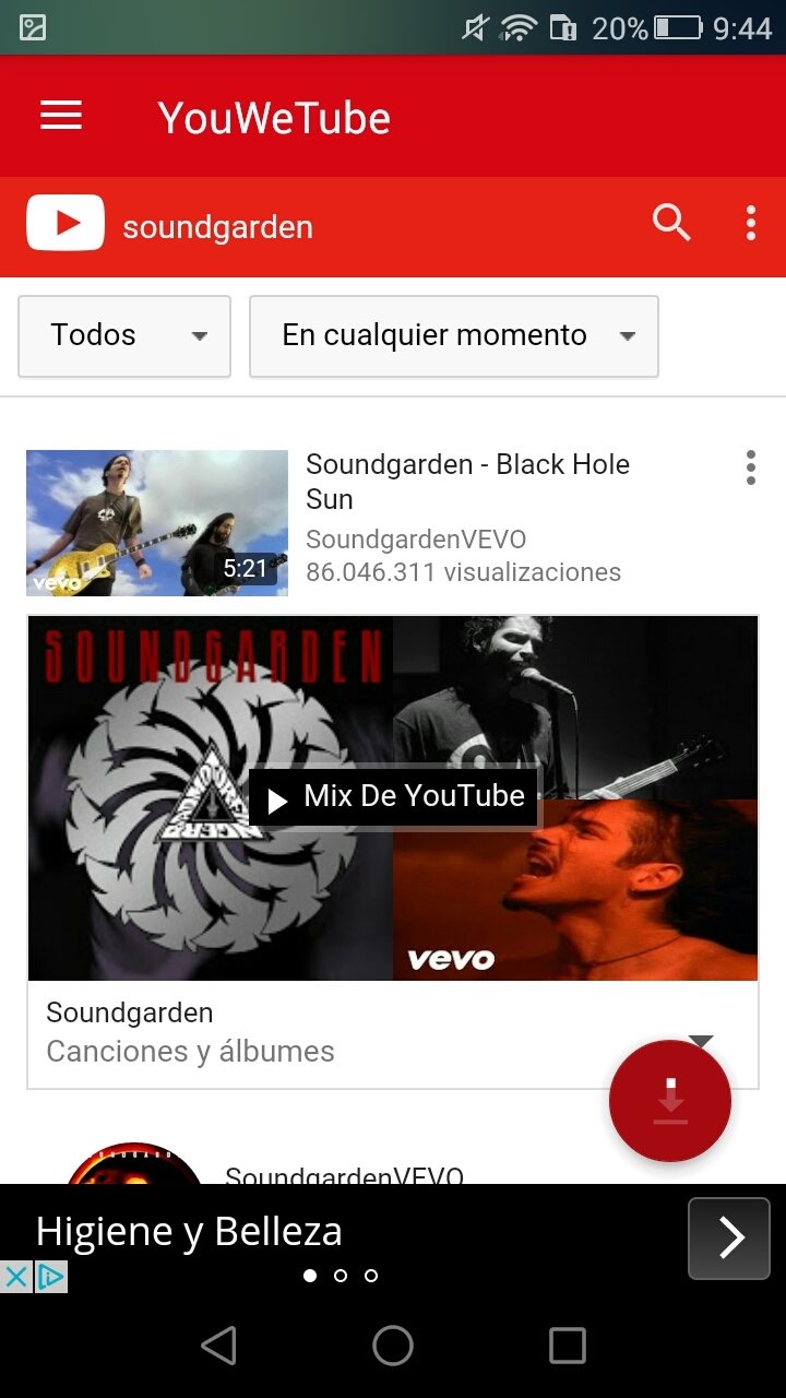 YouWeTube Android 