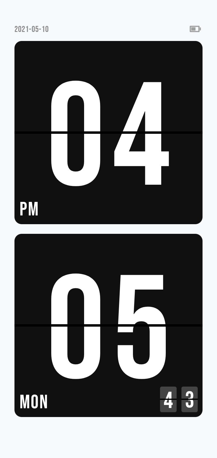 flipclock widget download