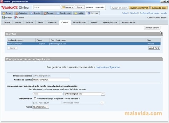 zimbra desktop 8