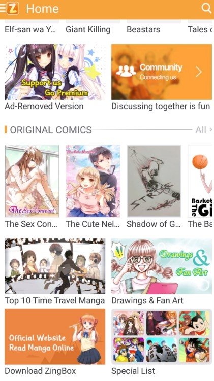 ZingBox Manga Android 