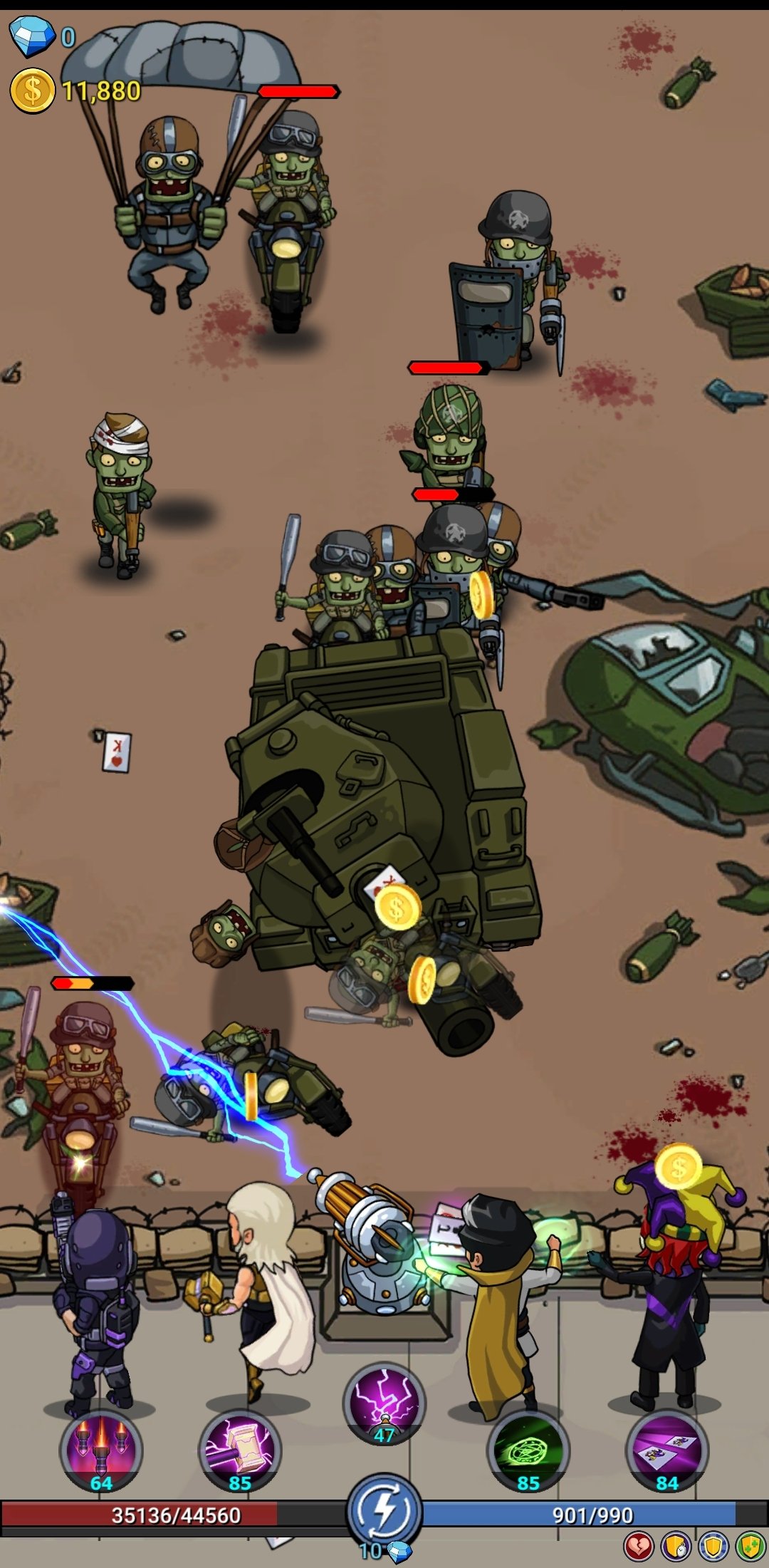 Zombie War: Idle Defense Game 121 - Скачать для Android APK бесплатно