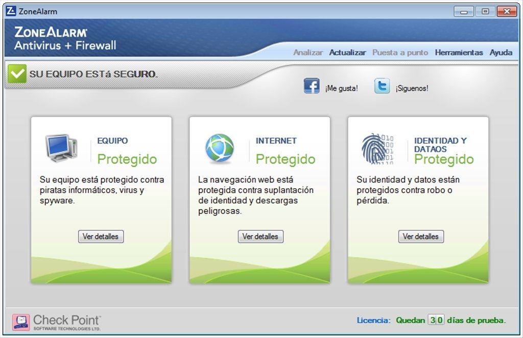 antivirus zonealarm gratis en español
