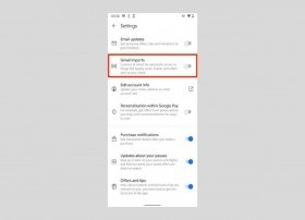 How to connect Google Pay to Gmail from Android