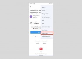 Cómo convertir un correo en una tarea en Gmail desde Android