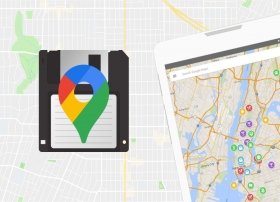 How to save routes in Google Maps