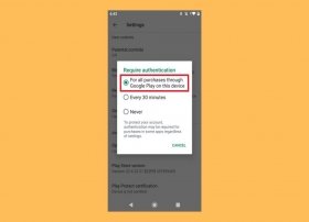 Comment activer l'authentification des achats dans Google Play
