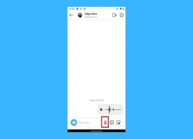 How to send voice messages with Instagram