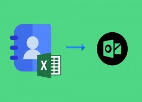 How to import contacts from an Excel file to Outlook
