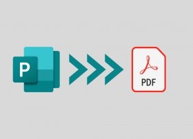 How to convert Microsoft Publisher to PDF