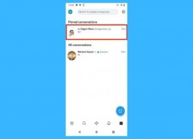 How to pin direct messages (DMs) on Twitter