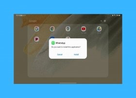 How to install and use WhatsApp on an Android tablet