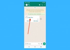 How to know with what name you were saved on WhatsApp