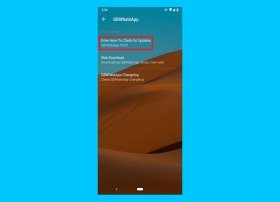 How to update WhatsApp Transparent