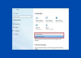 Come cambiare la lingua in Windows 10