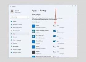 How to remove automatic program startup in Windows 11