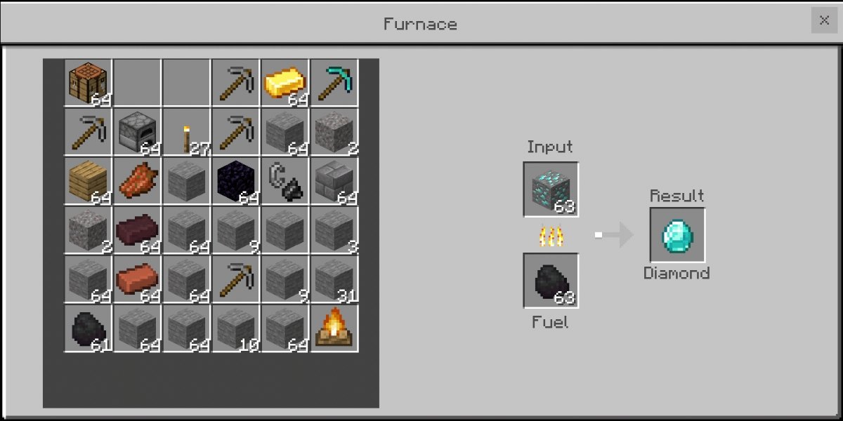 come disegnare un minerale di diamante di Minecraft