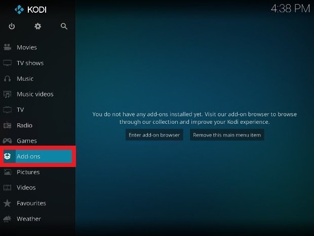 install my tv on kodi 4