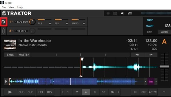 Accessing the effects module