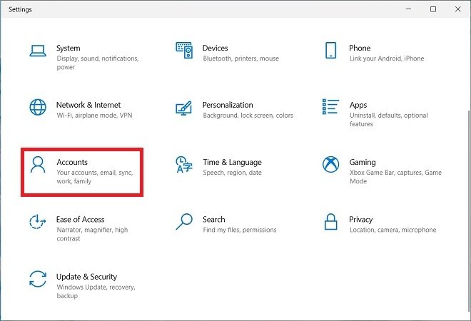 Windows 10でユーザーアカウントを削除する方法