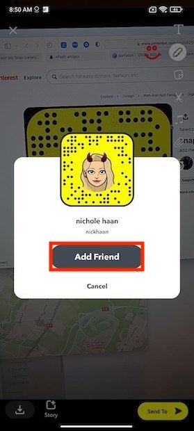 Add a friend to your account