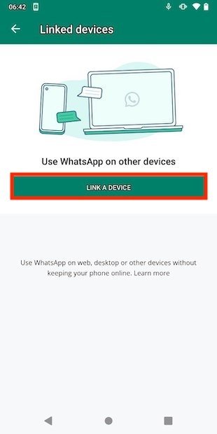 Aggiungi un nuovo computer a WhatsApp