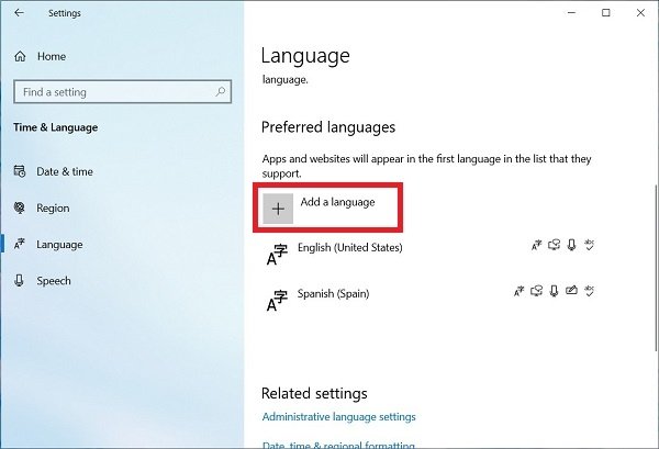 Add other favorite language packs