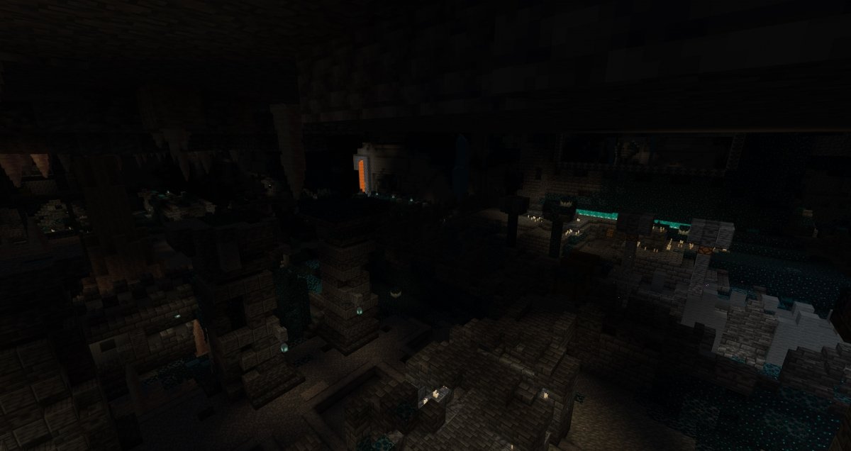 Ancient buried city in Minecraft