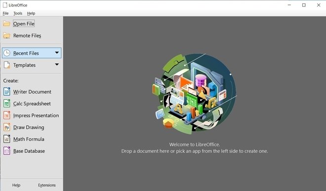 Aplicaciones incluidas en LibreOffice
