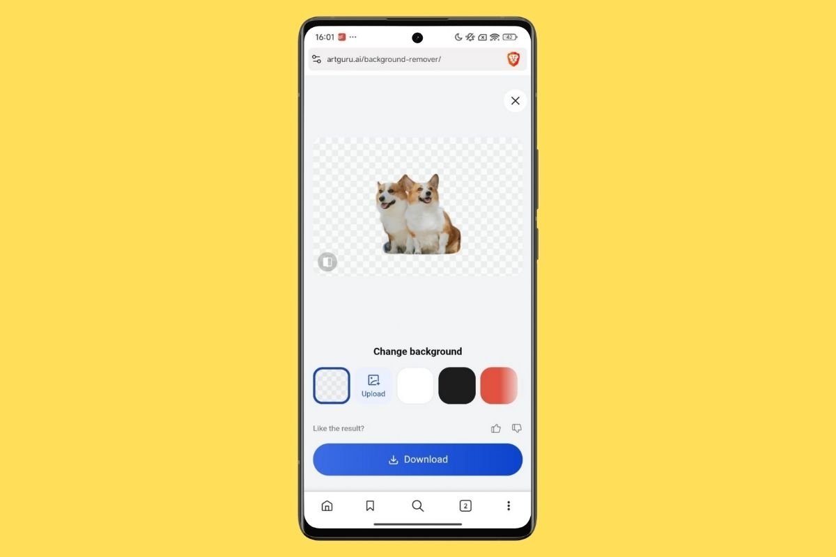 Con Artguru hai a disposizione altri strumenti potenti, come quello per cancellare gli sfondi