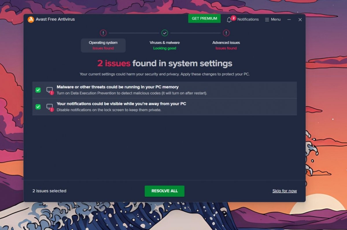Avast Free Antivirus offers comprehensive protection at no cost