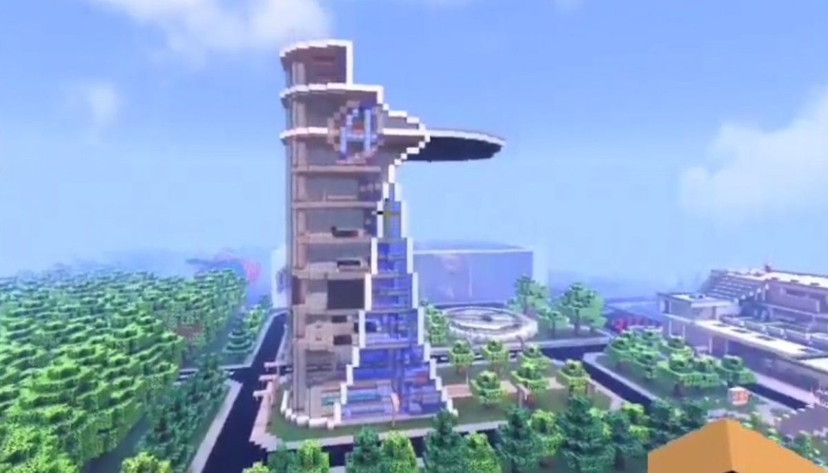 El mapa Minecraft Torre Vengadores
