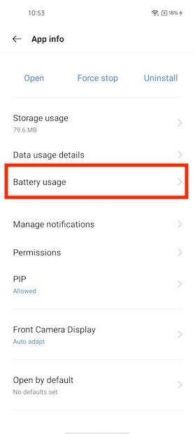 Battery options