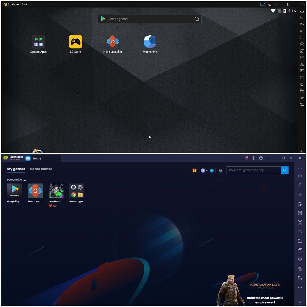 ldplayer vs bluestacks vs nox