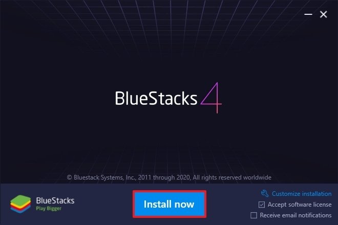 instal BlueStacks 5.13.210.1007