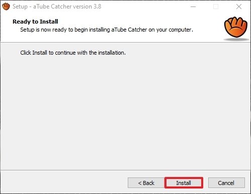 Button to install aTube Catcher